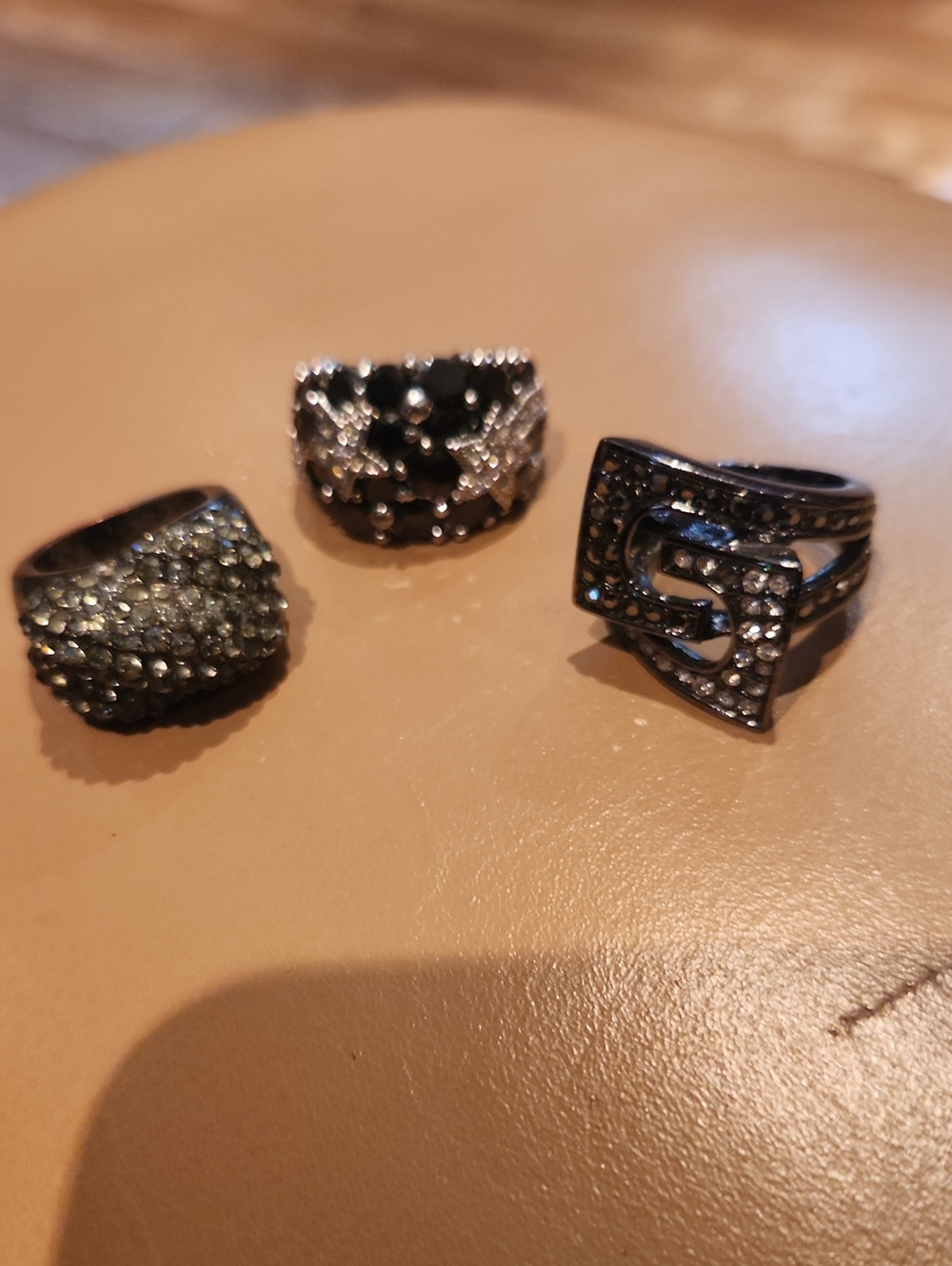 Express Black Crystal Pave Ring - Sparkling Statement